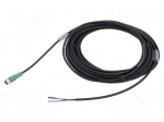 Cable: for sensors/automation | M8 | PIN: 3 | straight | 10m | plug | 4A