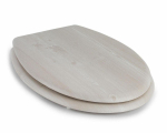 Beldray LA033710WOAKPFEU7  Wooden MDF Toilet Seat,  White Oak