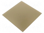 Decorative panel | glass | pearl gold | 170x170x10mm
