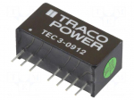 Converter: DC/DC | 3W | Uin: 4.5&divide;13.2V | 12VDC | Iout: 250mA | SIP8 | 4.5g