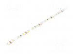 LED tape | white warm | 2835 | 12V | LED/m: 60 | W: 10mm | 120&deg; | 14.4W/m