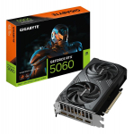 Graphic card / Video cards Gigabyte  Graphics Card||NVIDIA|GeForce RTX 5060|2512 MHz|8 GB|GDDR7|128 bit|PCI Express 5.0|Active|GV-N5060WF2MAXOC-8GD