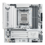 Asus TUF GAMING B850M-PLUS WIFI7 W | Processor family AMD | Processor socket AM5 | DDR5 | Supported hard disk drive interfaces SATA