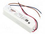 Power supply: switching | LED | 60W | 24VDC | 2.5A | 220&divide;240VAC | IP67