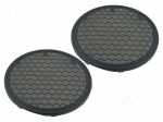 Loudspeaker grille | Ford,Seat,VW | grey | 155mm