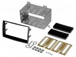 Radio mounting frame | Kia | 2 DIN | black