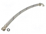 Angled anti-vibration hose | 1" | 0.5m