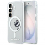 Case universal Karl Lagerfeld Samsung Galaxy S26 IML Peekaboo Choupette With MagSafe Case Transparent
