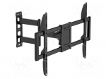 Holder | for wall mounting | 50kg | 37&divide;90" | black