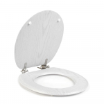 Beldray LA00000073WHTEU7 Wooden Toilet Seat