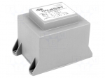 Transformer: encapsulated | 45VA | 230VAC | 9V | 9V | 2.5A | 2.5A | IP00