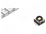 Microswitch TACT | SPST-NO | Pos: 2 | 0.05A/32VDC | SMT | LED | 4N | 6mm
