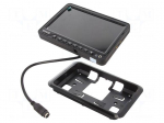 TFT display | Colour: black | Resolution: 800x480 | 12VDC | 7"