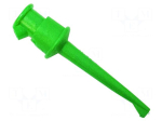 Clip-on probe | hook type | 5A | green | beryllium copper | 300V
