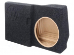 Car loudspeaker enclosure | MDF | black melange | textil | 12l | 250mm