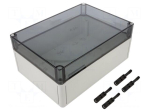 Enclosure: multipurpose | X: 180mm | Y: 254mm | Z: 111mm | TK PC | grey