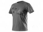 T-shirt | Size: XXXL | grey | CAMO | 180g/m2