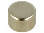 Magnet: permanent | NdFeB | 3N | &Oslash;: 3mm | H: 2mm | Plating: nickel | disk