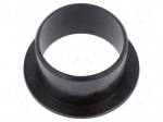 Bearing: sleeve bearing | with flange | &Oslash;out: 20mm | &Oslash;int: 18mm | black