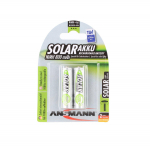 Ansmann Solar AA NiMH Rechargeable Batteries, 1.2V, 800mAh, 2-Pack