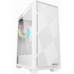 Sharkoon VS8 RGB , tower case (white, tempered glass)