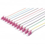 Digitus Solid Colored LC Simplex OM4 Pigtails (Multi-Colour, Pack of 12)