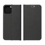 Fusion Luna Carbon Book grāmatveida maks Samsung A356 Galaxy A35 5G melns