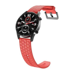 Fusion Accessories Y viedpulksteņa siksniņa priek&scaron; Samsung Galaxy Watch (46 mm) | silikons | sarkana