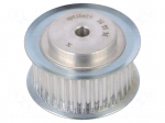 Belt pulley | T5 | W: 25mm | whell width: 36mm | &Oslash;: 56.45mm | aluminium