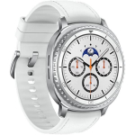 SAMSUNG Galaxy Watch8 Classic, smartwatch white, 46mm, Bluetooth, hybrid bracelet