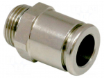Straight push-in fitting | Mounting: G3/8-AG | Man.series: STV-GE