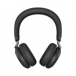 Jabra Evolve2 75 UC Link 380c Wireless Headset, Bluetooth, USB-C, Charging Stand, Black