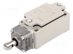 Limit switch | metal roller &Oslash;12,7mm | NO + NC | 10A | max.400VAC
