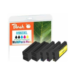 Peach tintimust HP Nr.963XL MultiPack Plus OEM reset 2x must, ts&uuml;aan, magenta, kollane taaskasutatud