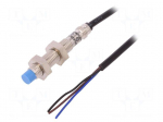 Sensor: inductive | Output conf: PNP / NO | 0&divide;4mm | 10&divide;30VDC | M8 | IP67