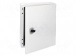 Enclosure: multipurpose | X: 300mm | Y: 400mm | Z: 150mm | CS | steel | grey