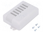 Enclosure: multipurpose | X: 80mm | Y: 114mm | Z: 32mm | vented | ABS | grey