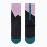 BUFF Merino MW Crew Socks MWC1 Socks, Black - Purple L