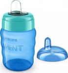 Accessories, strollers for children Philips  Philips Avent Easy Sip mācību krūzīte   9M+  260ml  silikona snīpis  zila SCF553/05
