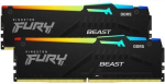 RAM DDR4 Kingston Fury Beast RGB 2x8GB DDR5 6000MHz UDIMM KF560C36BBEAK2-16