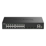L&uuml;liti D-Link D-LINK 16 pordi GE + 4 pordi 10G SFP+ nutikas hallatav l&uuml;liti
