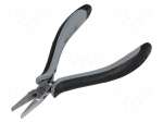Pliers | flat | ESD | Blade length: 22mm | Tool length: 130mm
