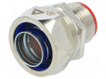 Straight terminal connector | HJ-14,HJ-I-12,TJ-10 | brass | IP40