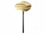 Polishing wheel | &Oslash;: 21mm | Tool material: chamois