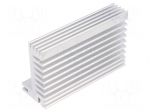 Heatsink: extruded | TO220 | natural | L: 84mm | W: 55mm | H: 31mm | 5K/W