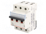 Circuit breaker | 400VAC | Inom: 63A | Poles: 3 | DIN | Charact: C | 6kA
