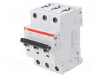Circuit breaker | 400VAC | Inom: 25A | Poles: 3 | DIN | Charact: B | 6kA