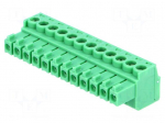Pluggable terminal block | 3.5mm | ways: 12 | straight | plug | female