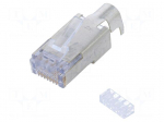 Plug | RJ45 | 44915 | PIN: 8 | Cat: 6 | shielded,with conductor guide