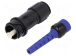 Connector: fiber optic | plug | PIN: 1 | bayonet,external bayonet